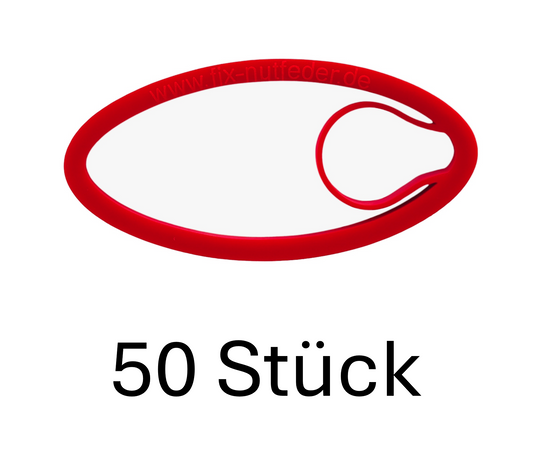 Beutel mit 50 Stk. Fix-Nutfedern zur Fixierung für Rohre und Kabel